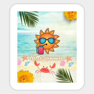 Hello summer 2023 Sticker